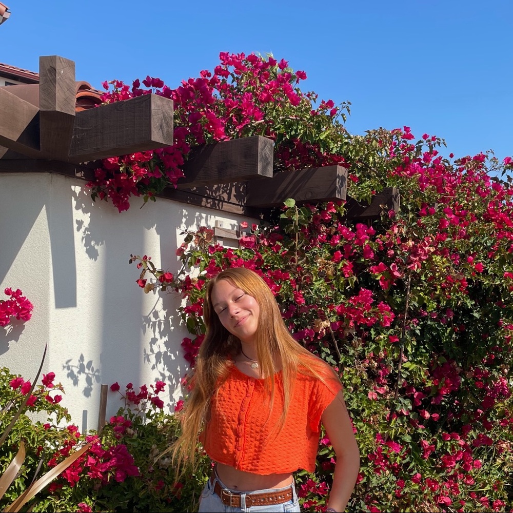 urban outfitters cropped top!
